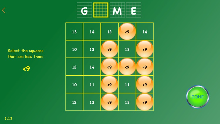 Math Word Go - More or Less