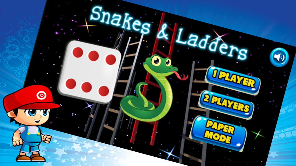 Free Glow Doodle Snakes And Ladders Board Game - 1.0 - (iOS)