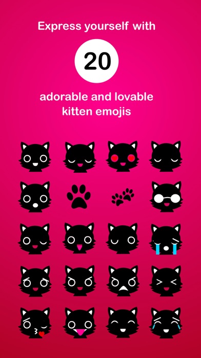 Screenshot #1 pour Purrfect Stickers for iMessage