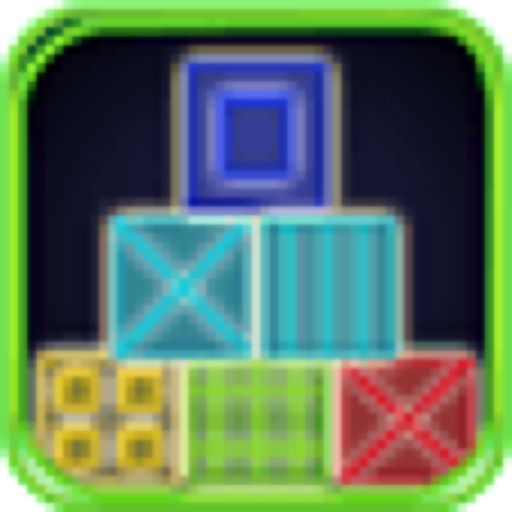 Neon Cube Stacker iOS App