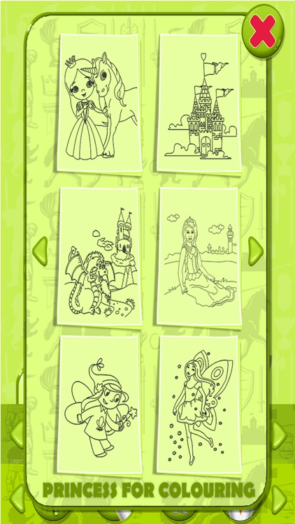 Princess Kids Coloring Book Pro