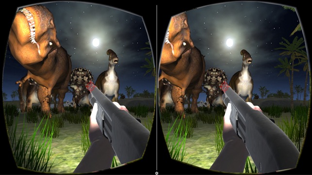 Dinosaurs Hunting VR Cardboard