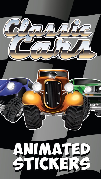 Classic Cars Animated Stickers