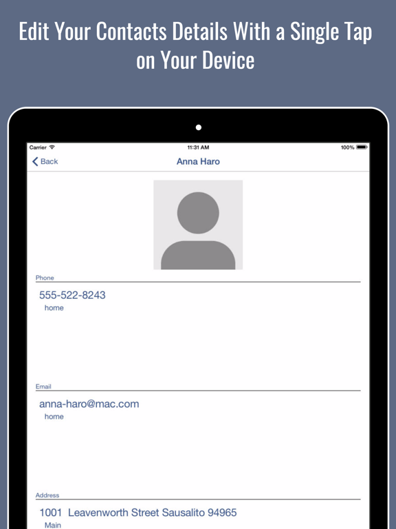 Screenshot #4 for vCard Contacts Backup - Copy & Export Address Book
