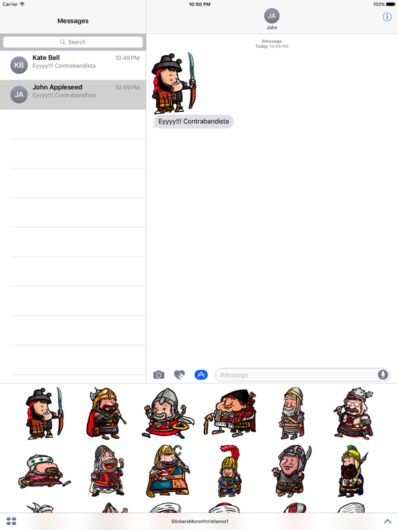 Screenshot #6 pour Stickers Moros y Cristianos 1