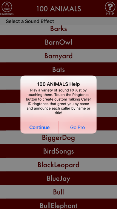 100ANIMALS + RINGTONES Animal Ring Tone Soundsのおすすめ画像4