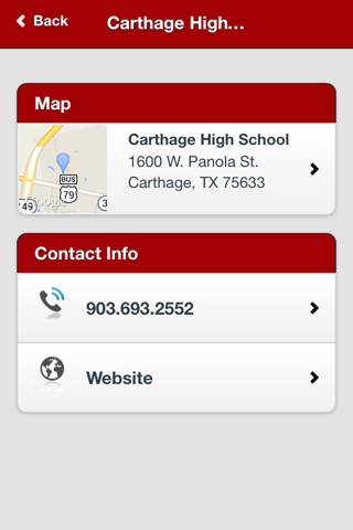 Carthage Independent School District screenshot 2