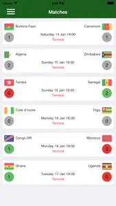 Coupe Africa 2017 screenshot #2 for iPhone