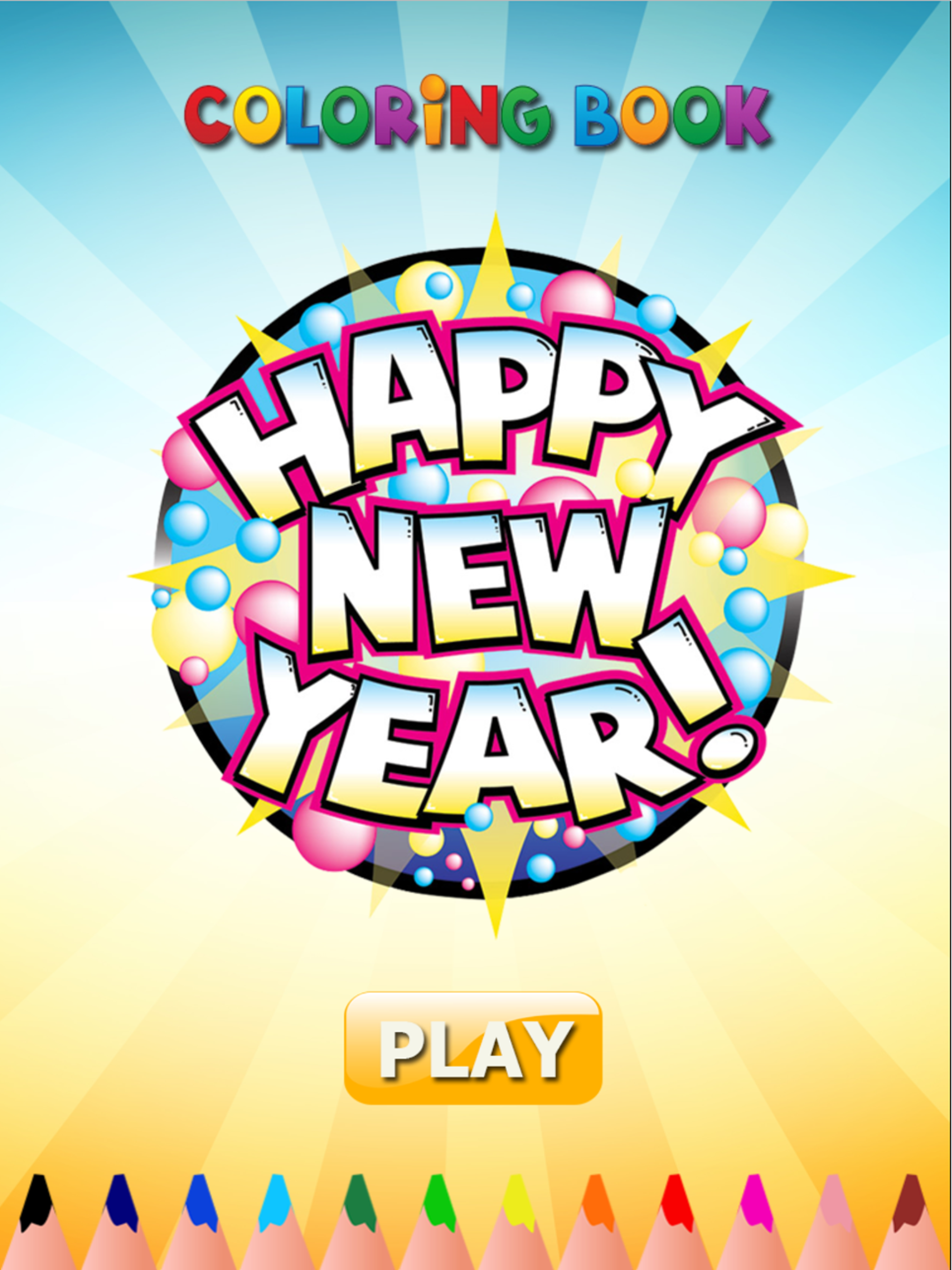 Happy New Year - Coloring Book for me & children