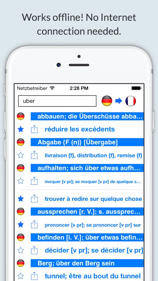 Offline German French Dictionary - 2.4.0 - (iOS)