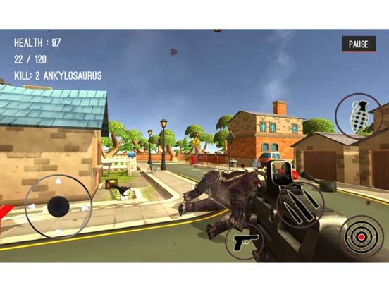 Dinosaur Hunter Dino City 2017 iPad screenshot 5 - Games app