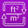 Square Feet / Square Meters area converter icon