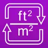 Square Feet / Square Meters area converter delete, cancel