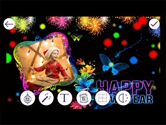 Screenshot #6 pour New Year Photo Frames