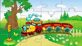 Game screenshot Truck & Train Vehicle Puzzle For Kids and Toddler apk