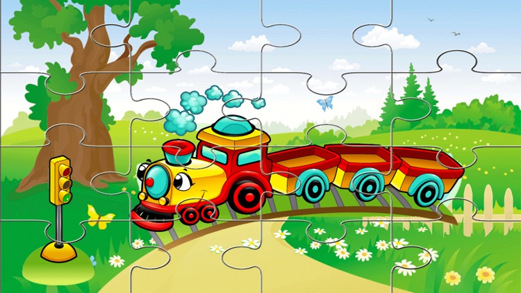 Truck & Train Vehicle Puzzle For Kids and Toddler