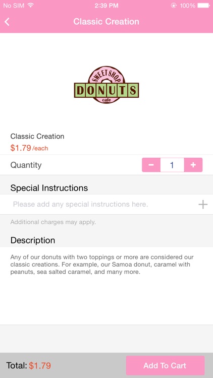 Sweet Shop Donuts Café