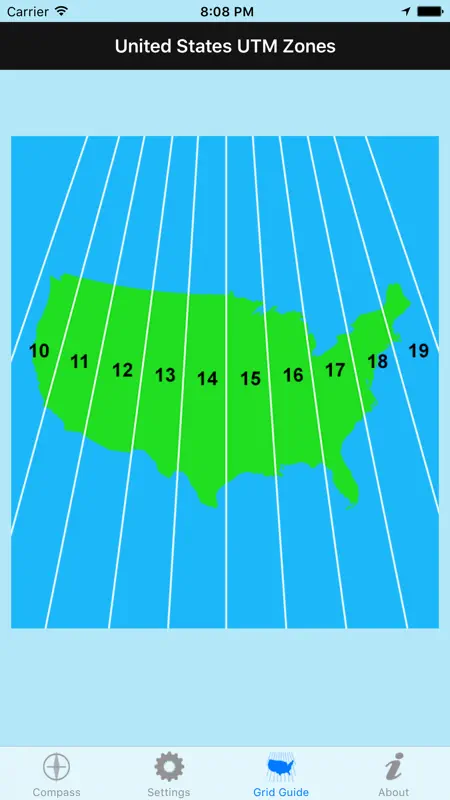 UTM Grid Ref Compass screenshot 2 of 3