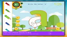 abc alphabet for children with writing iphone screenshot 2