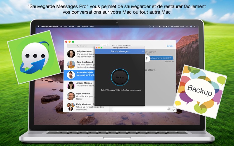 Screenshot #1 pour Sauvegarde Messages Pro