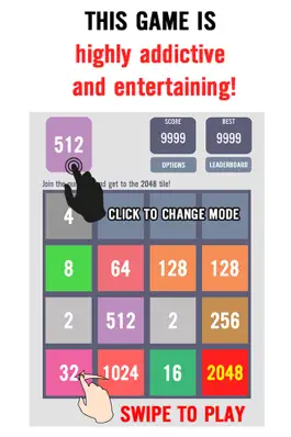 Game screenshot 2048 1024 Addictive Fun With Join Numbers mod apk