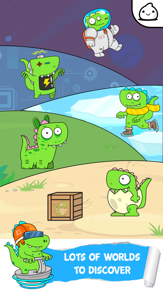 #1. Dino Evolution Clicker (iOS) By: Evolution Games GmbH