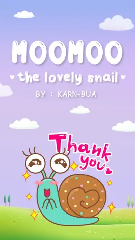 Game screenshot MOOMOO the lovely snail Stickers for iMessage hack