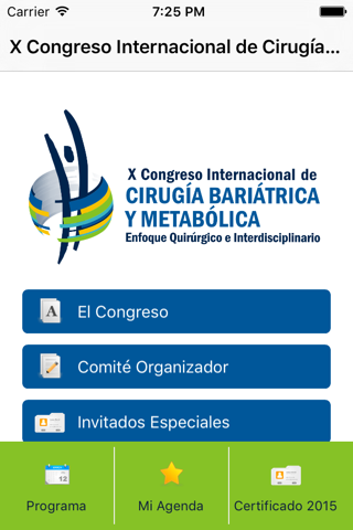 Congreso de Cirugía Bariátrica y Metabólica screenshot 2