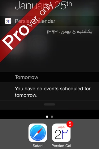 Persian Calendar screenshot 3