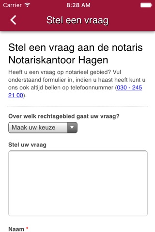 Notaris Hagen screenshot 3