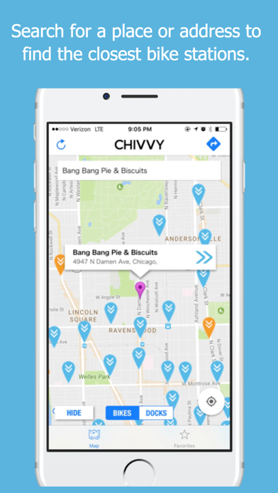 Screenshot #3 pour Chivvy -  Chi's Directions Bike Share Map
