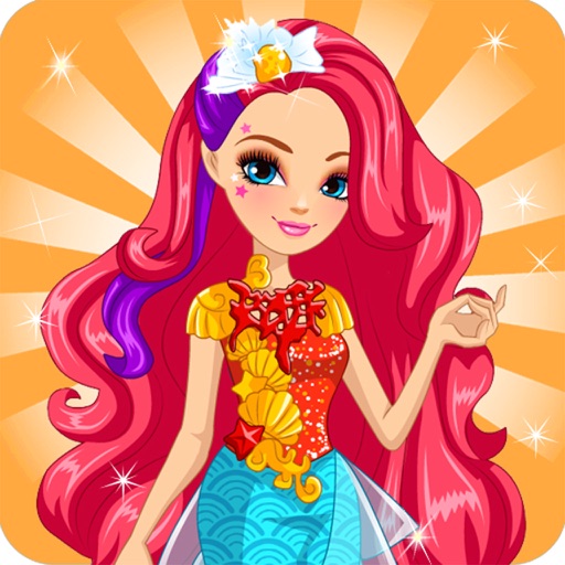 princess mermaids - free games for girls icon