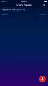 Meeting Recorder™ screenshot