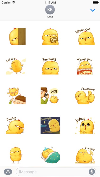 Cute Chicken Stickers