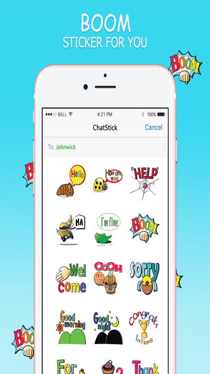 BOOM Stickers for iMessage