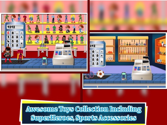 Toys Shop Cash Register & ATM Simulator - POS iPad screenshot