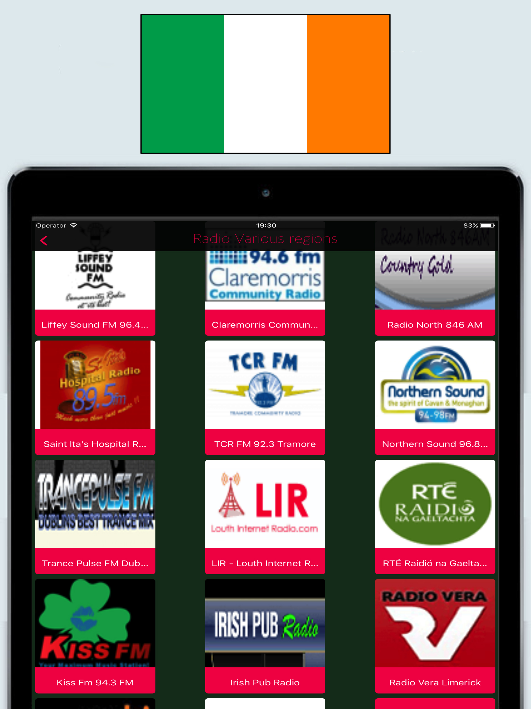Radio Ireland FM / Irish Radios Stations Online