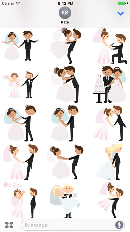 WeddingMoji - Wedding Stickers for iMessage