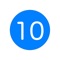 This is a "Crazy Number Game", connect the neighbouring numbers which less than 10, if sum of them is equal to 10, the last number you selected will be 10, if the number you selected is equal or more than 10, you can just connect it to  one neighbouring number which is equal to you selected