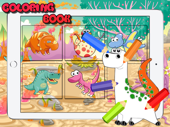 Screenshot #5 pour jeu Coloriage dinosaure et animal jeu pour enfant