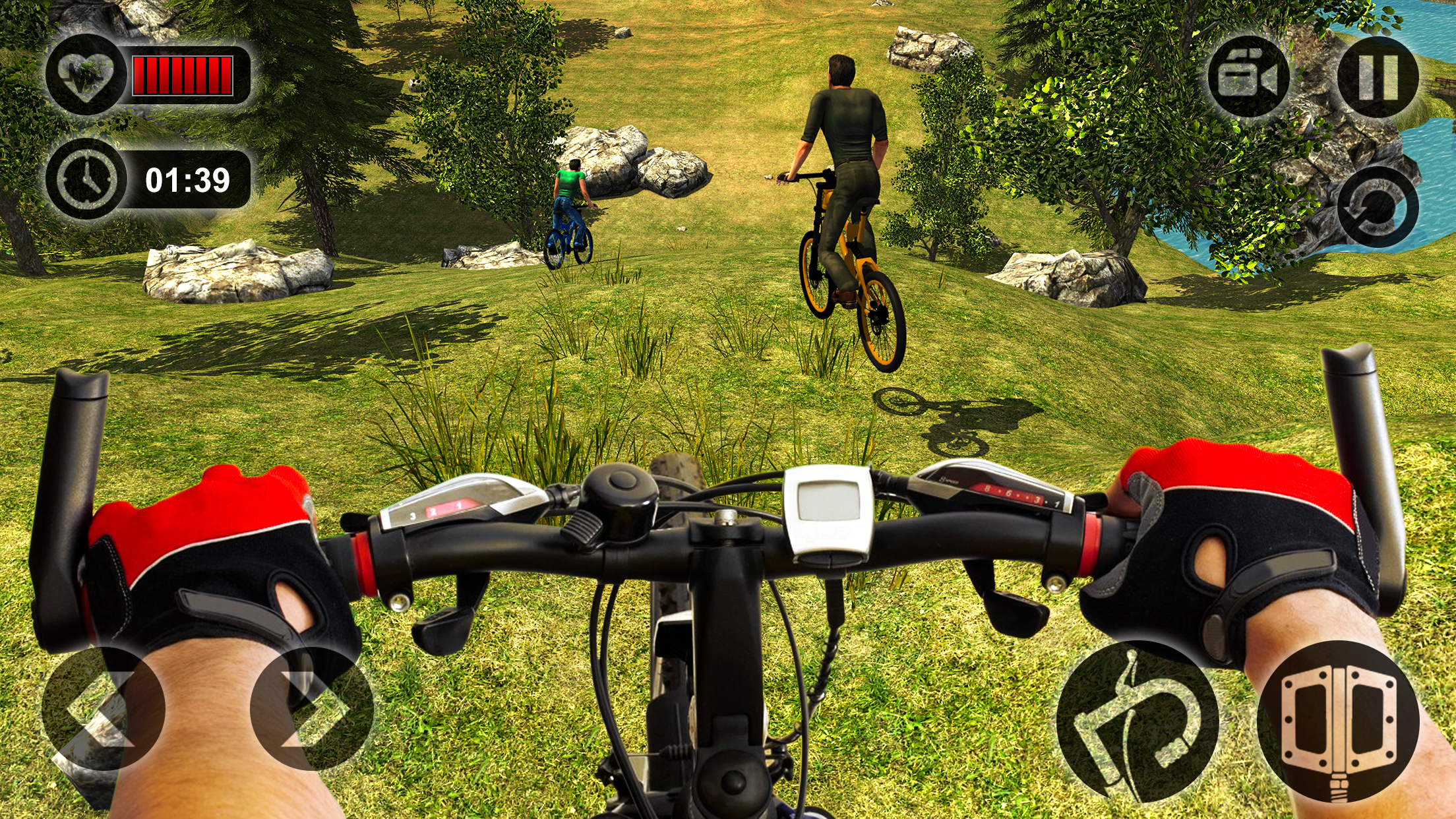 Crazy Off road Mountain Bicycle Rider Simulator 3D screenshot 3