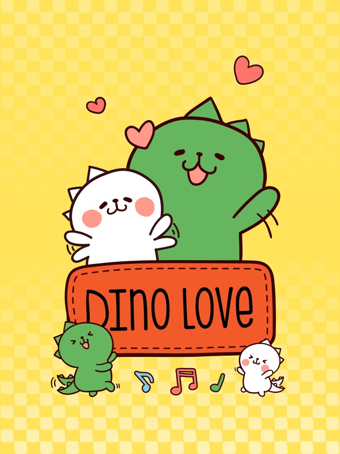 Dino Love stickers