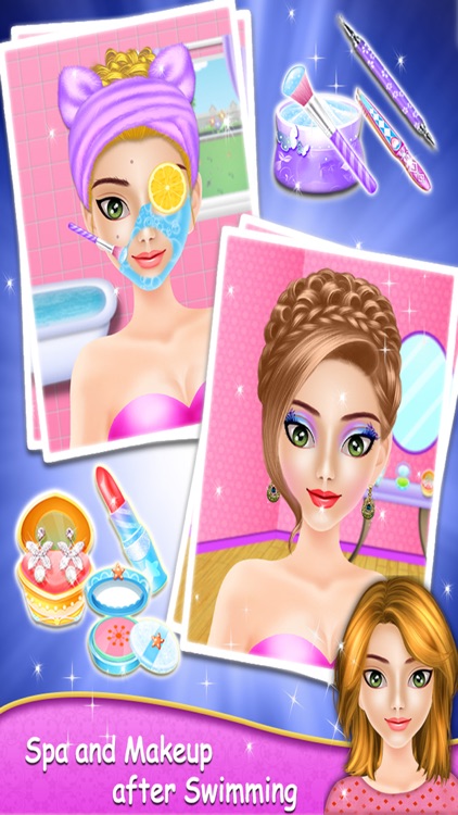 Princess Swimming Training - Girls game for kids screenshot-3