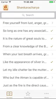 Adi Shankara Quotes of Advaita iphone bilder 1