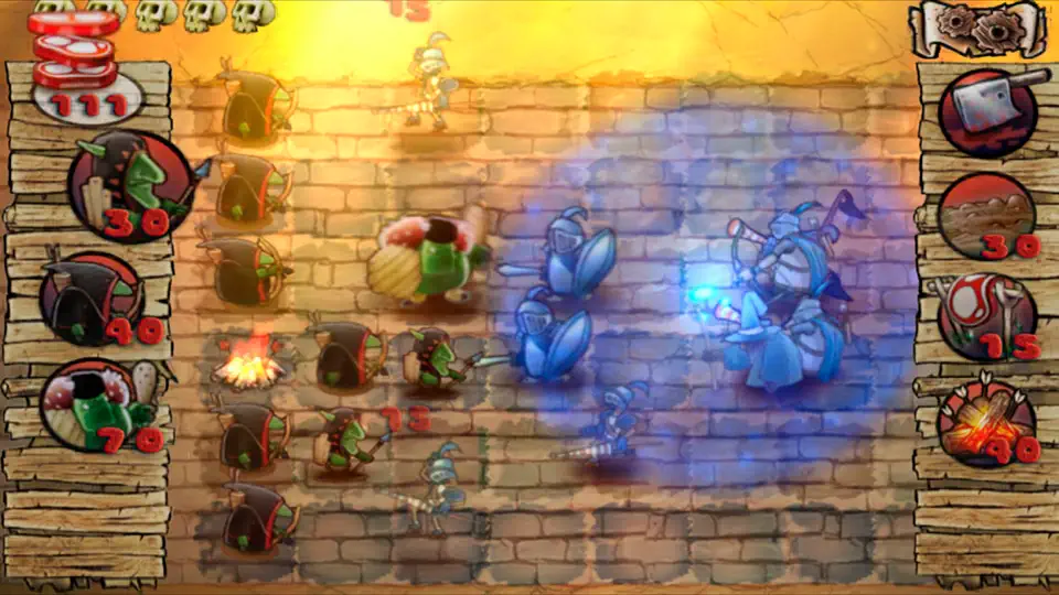 Captura de pantalla de Orcs Must Survive en iPhone 3