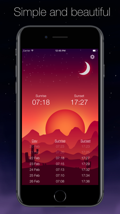 Screenshot #1 pour Sun Now - Sunrise and Sunset