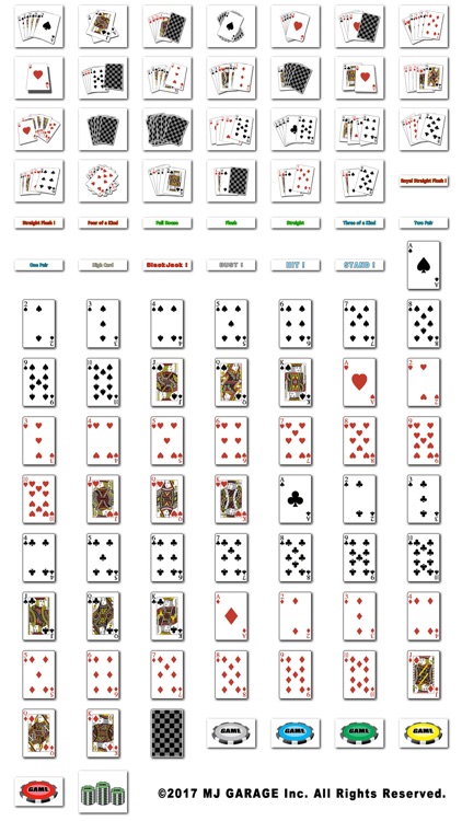 Sticker for people who like cards ! English Ver.