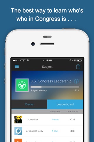 U.S. Congressional Leaders screenshot 4