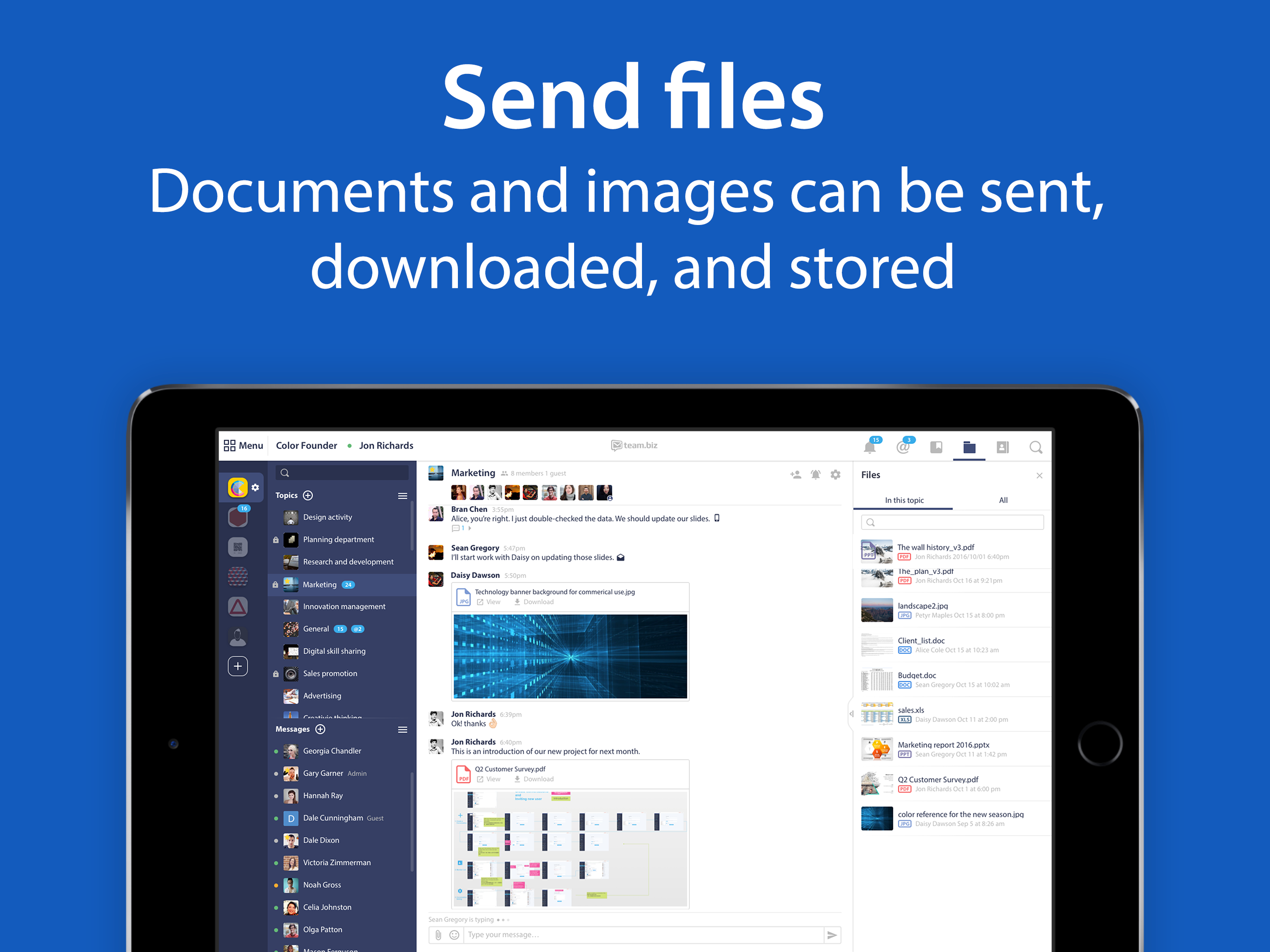 Team.biz - Business Messaging screenshot 7