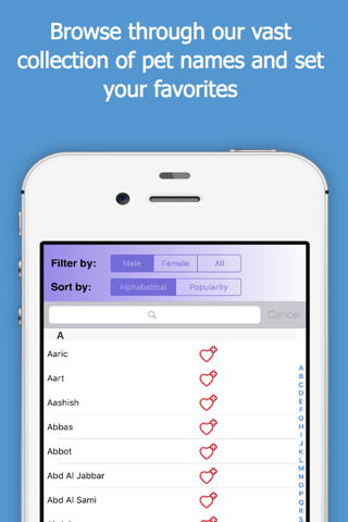 Pet Names by Kinder screenshot 2